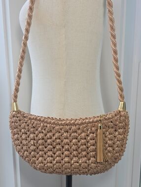 Vintage Rodo Woven Shoulder Bag